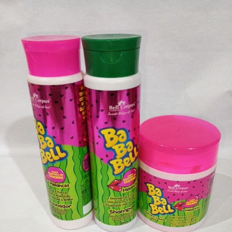 Mascara Capilar Bababell Shampoo Bababell Condicionador