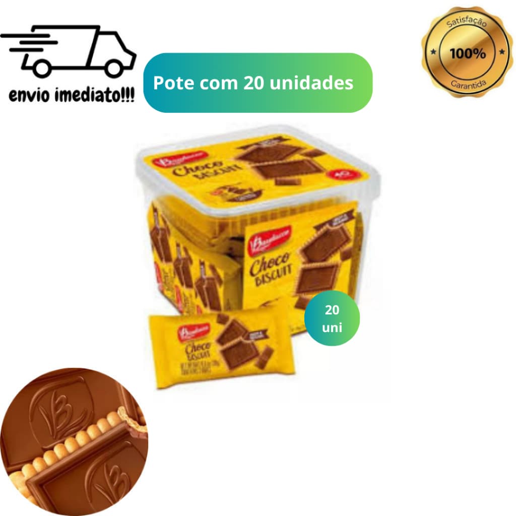 kit 4 Chocobiscuit Bauducco