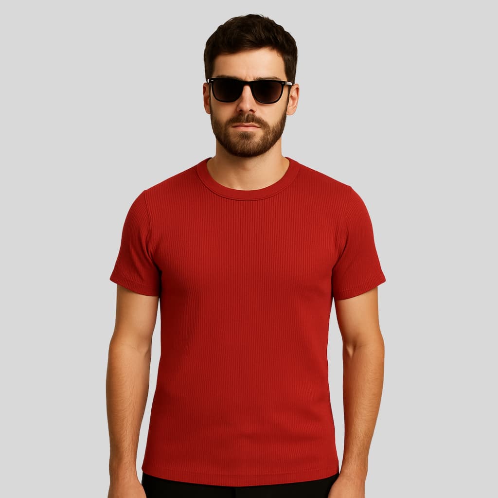 Camisa Masculina Canelada Slim Fit Streetwear Estilo Conforto Looks Casuais Dia a Dia e Treino