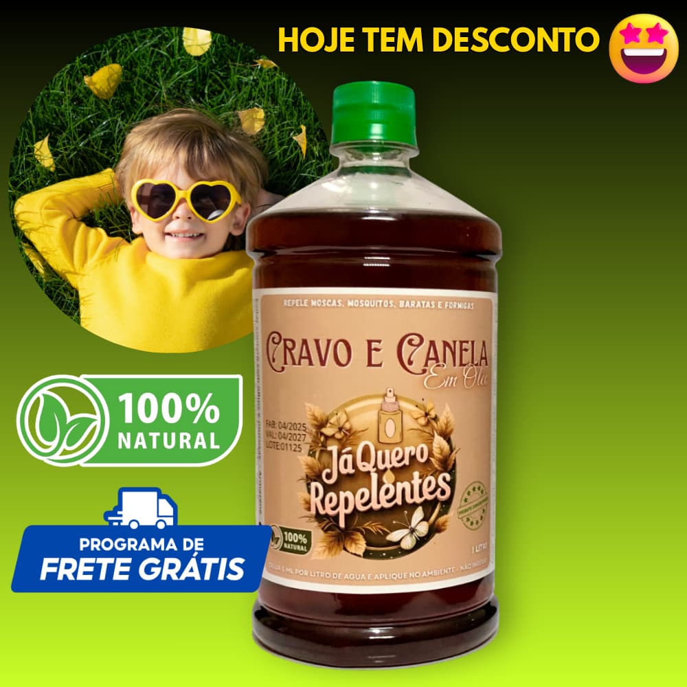 Repelente🚫🦟Óleo de Cravo/Canela 1x1 L | Umidificador/Tochas🔥