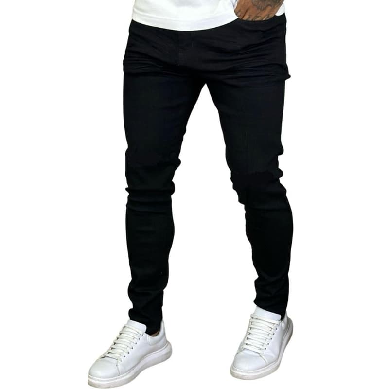 Calça Jeans Masculina Skinny Com Lycra Elastano