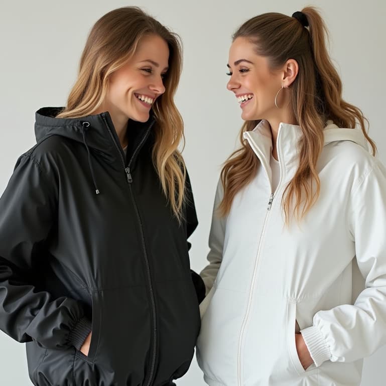 Blusa Jaqueta Corta Vento Forrado Premium Com Capuz Casaco Blusão Feminino
