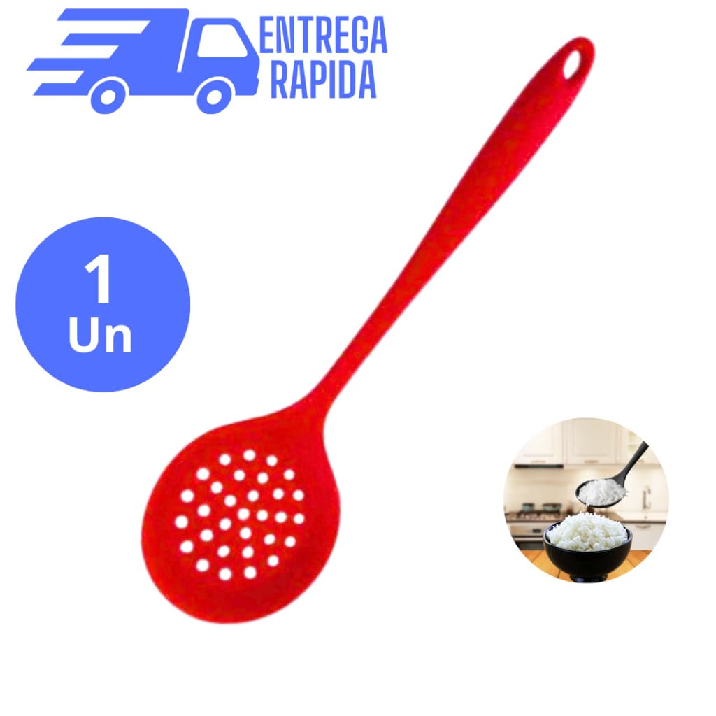ESCUMADEIRA SILICONE 28,5 cm ESCUMADEIRA