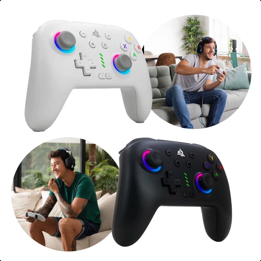 Controle Joystick Sem Fio Compatível Com Pc Android Nintendo