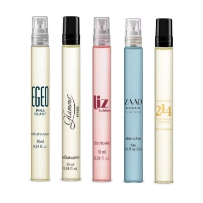 Perfume Desodorante Colônia O Boticário 10ml, Botica Egeo Celebre (Escolher Fragrância) ~