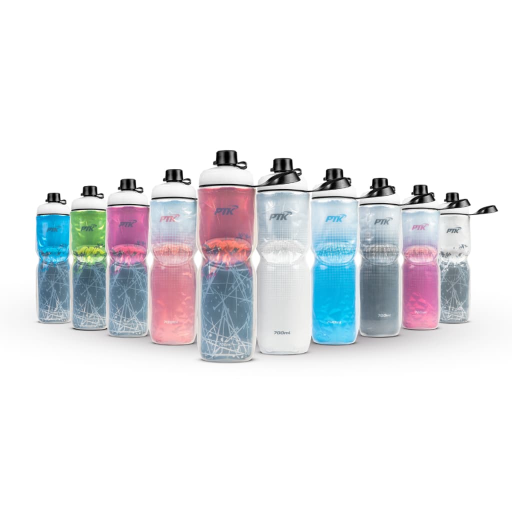 garrafinha de água termica squeeze caramanhola para bicicleta academia 700ml PTK