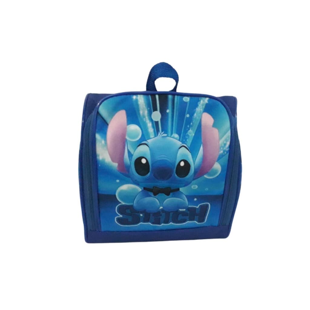 Lancheira Térmica Infantil Personagens/Desenho Com Estampa  Stitch Para Meninos Merendeira Escolar Térmica Reforçada