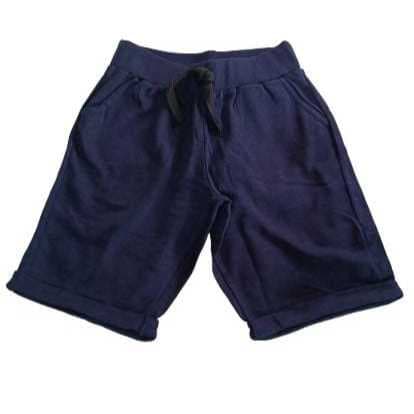 Bermuda Infantil Menino 100% Algodao Na Cor Azul Marinho Milon
