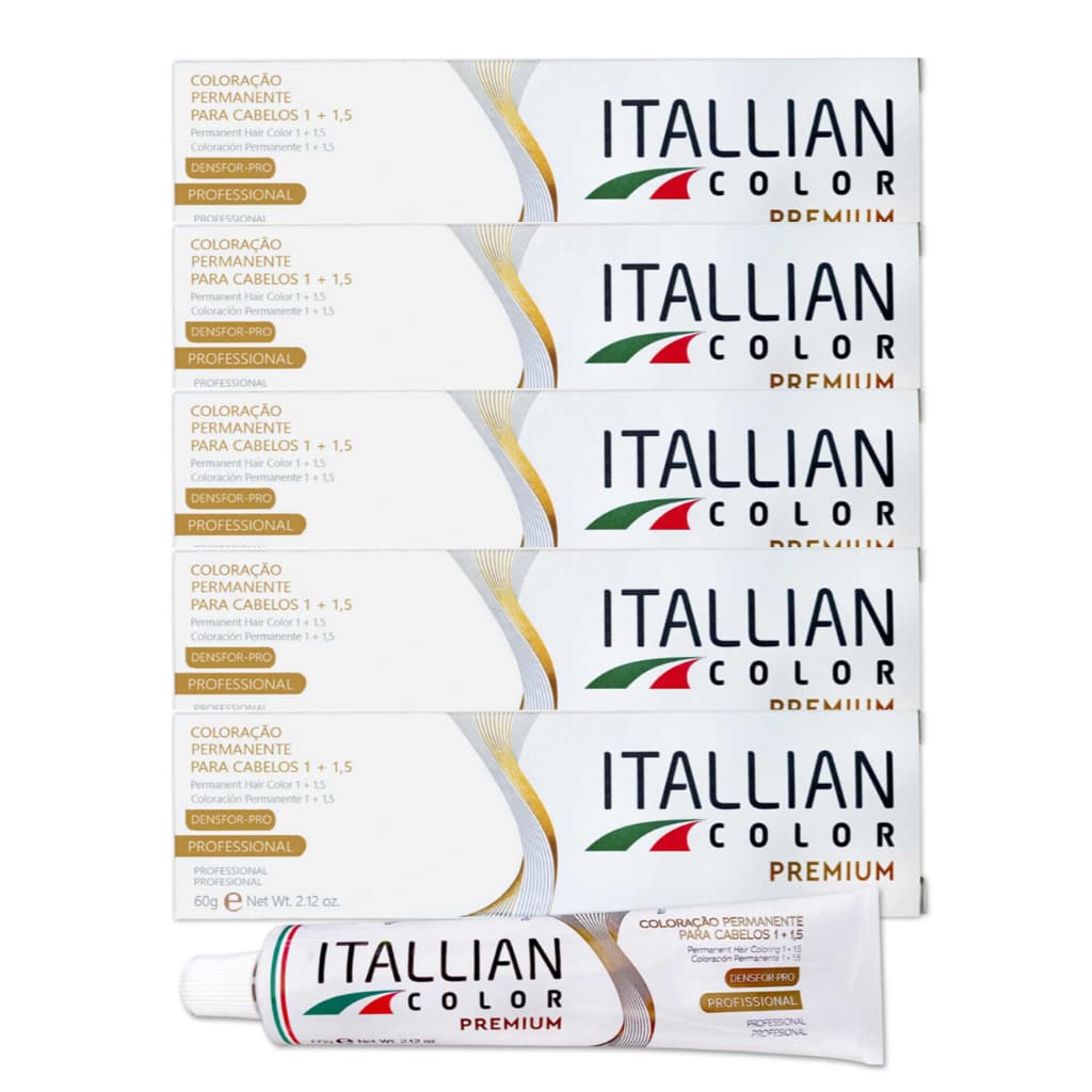 Kit 5 Unidades Coloração Itallian Color | Escolha A Cor