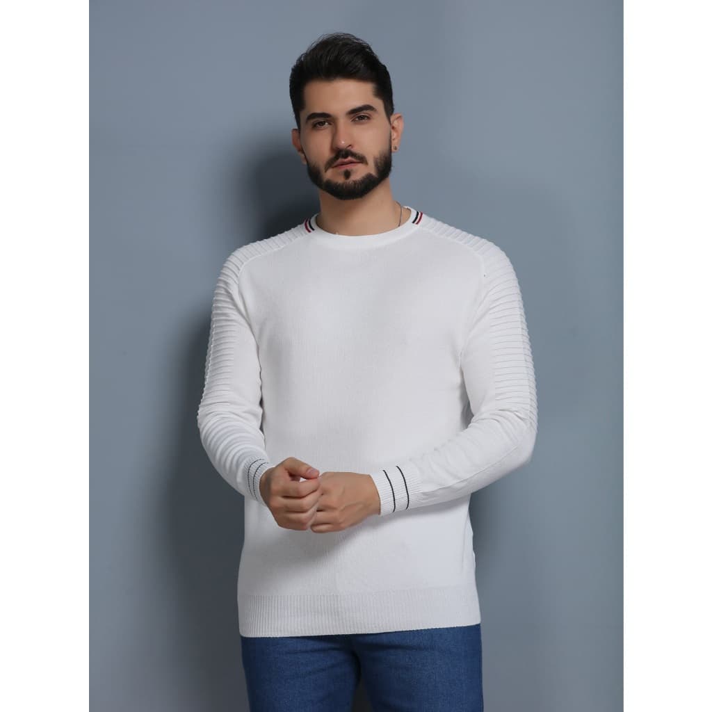 Suéter de Malha Masculino  - Conforto Clássico com Toque Macio