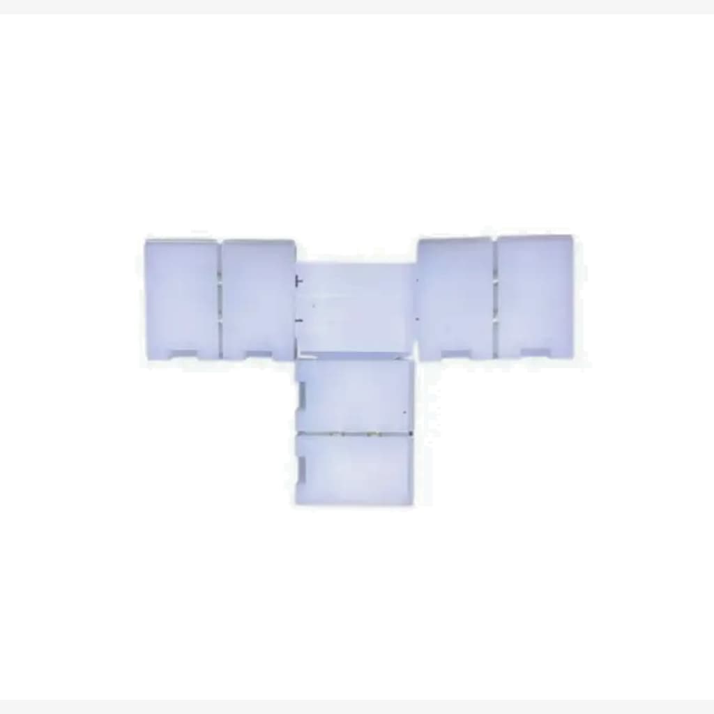 Conector T Fita Led Emenda Rápida 8mm 2 Vias Monocor 3528