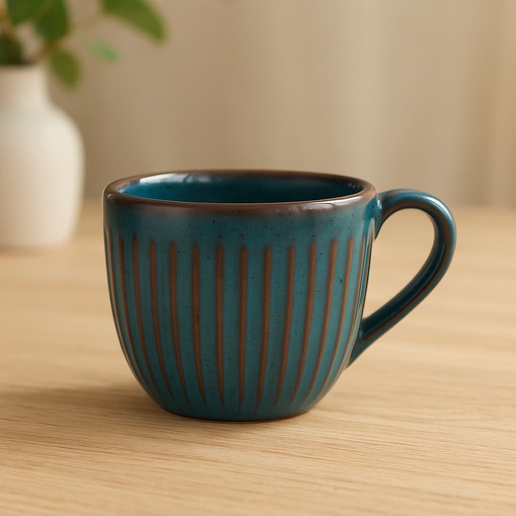 Xícara de Chá Cerâmica Louças Decoração Cafeterias Padarias Confeitarias Coffee