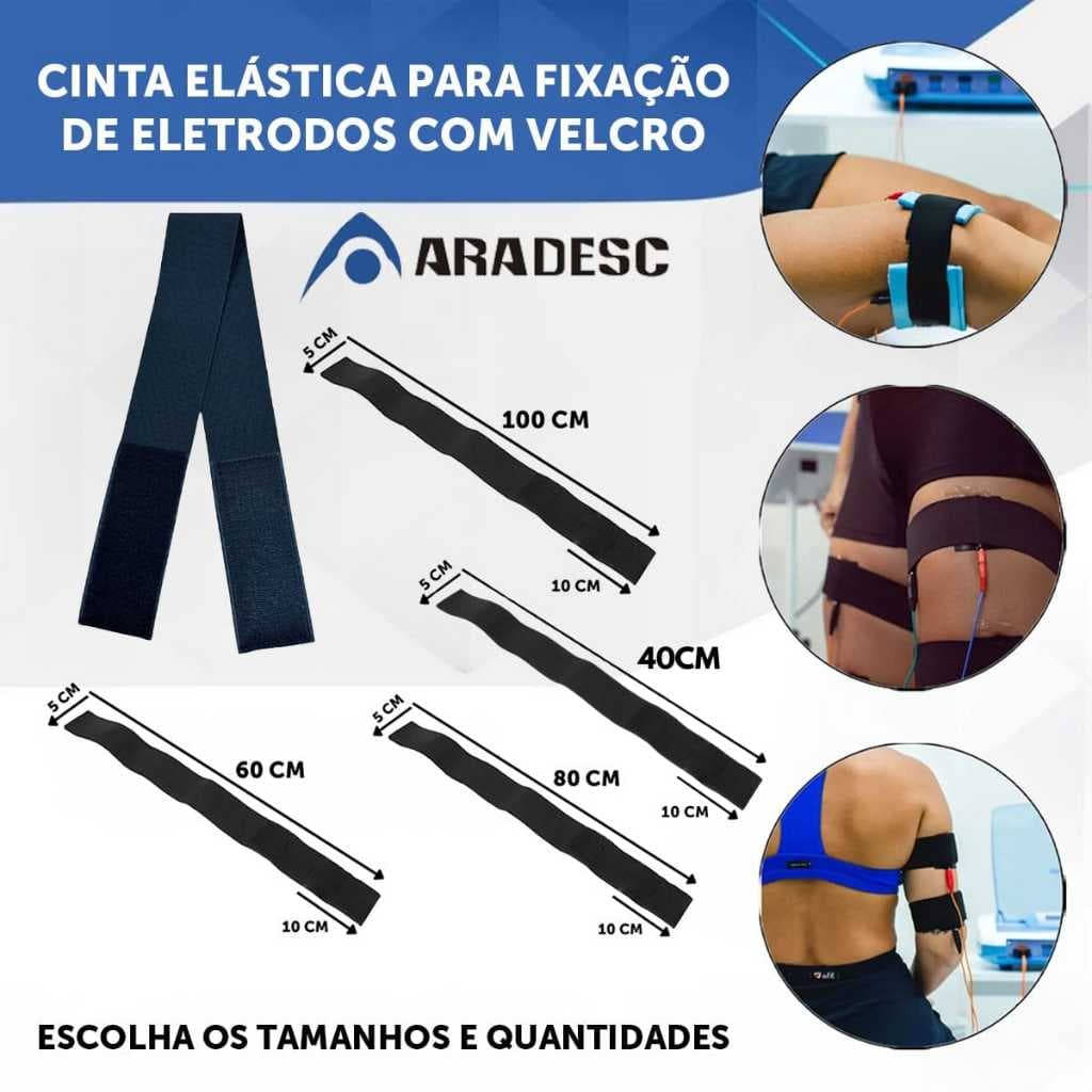 Cinta Elástica Para Fixação de Eletrodos Com Velcro ESCOLHA O TAMANHO
