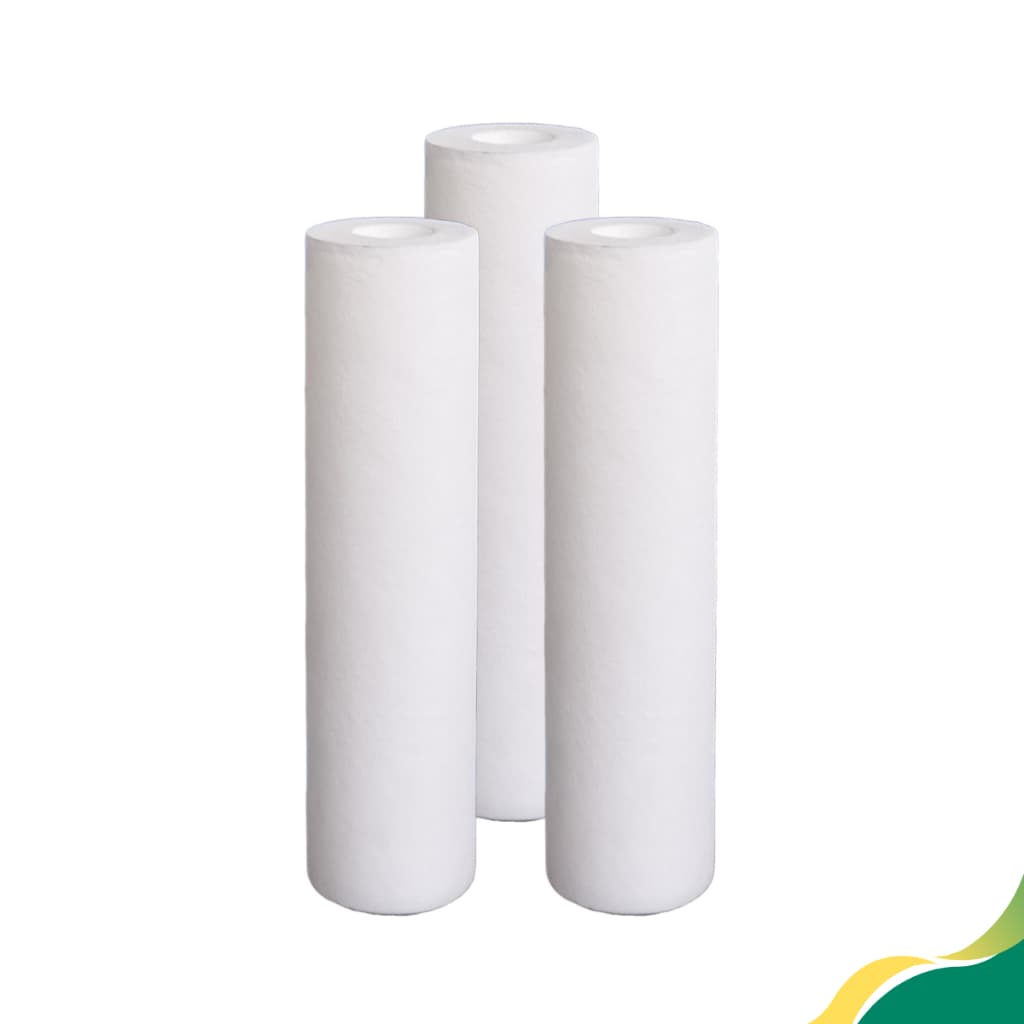 Kit 3 Refil de polipropileno para filtro cavalete, caixa d'água e pontos de uso 9 3/4"