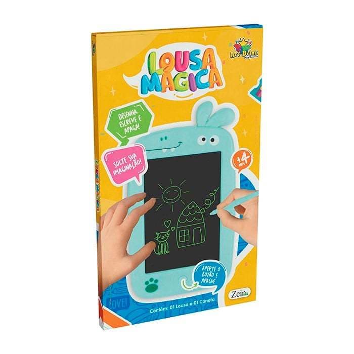Lousa Mágica Infantil LCD – Tela Reutilizável para Desenho e Escrita Criativa