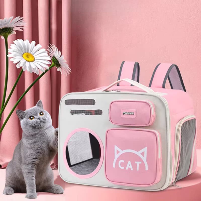 Mochila Pet Com Bolso Passeio Para Pet
