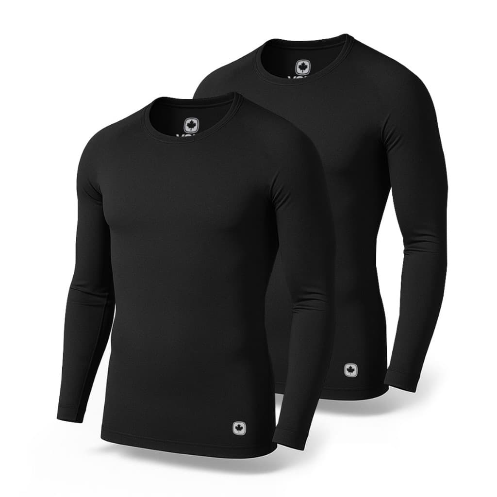 Kit 2 Camisetas Térmicas Masculina Segunda Pele Camisa Uv50+