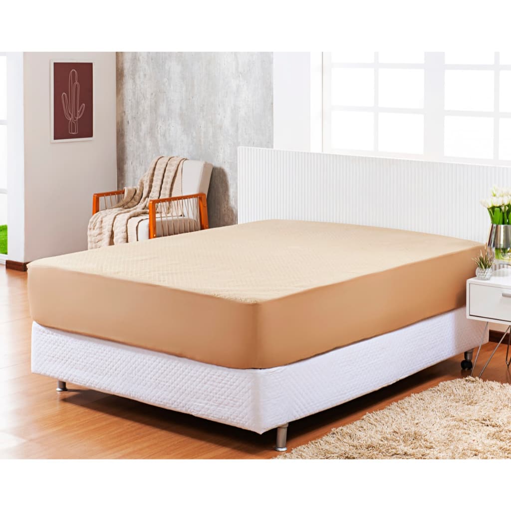 Protetor Capa de Colchão Cama Solteiro Casal Queen King com elastico