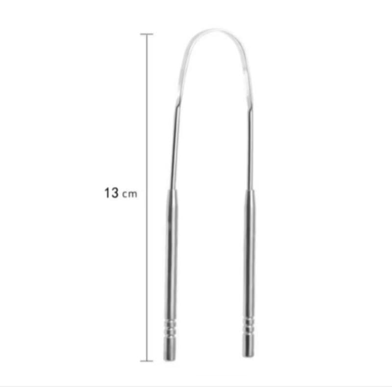 Limpador de língua Aço inox kit com 10