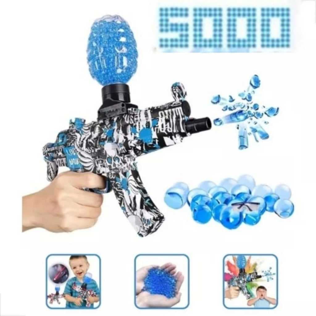Arminha De Gel Mp5 Arma Gel Bolinha De Gel Shooting Elite