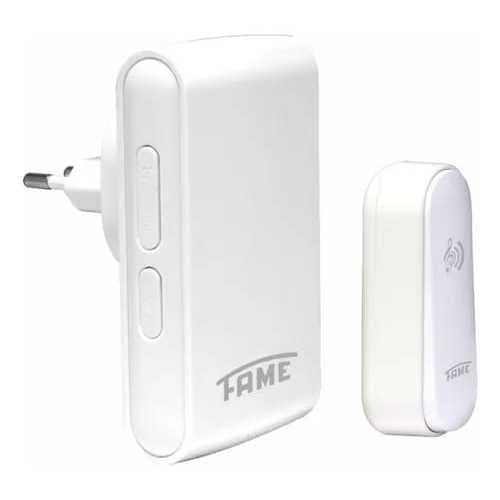 Campainha Sem Fio Bivolt Cinética Branco Fam