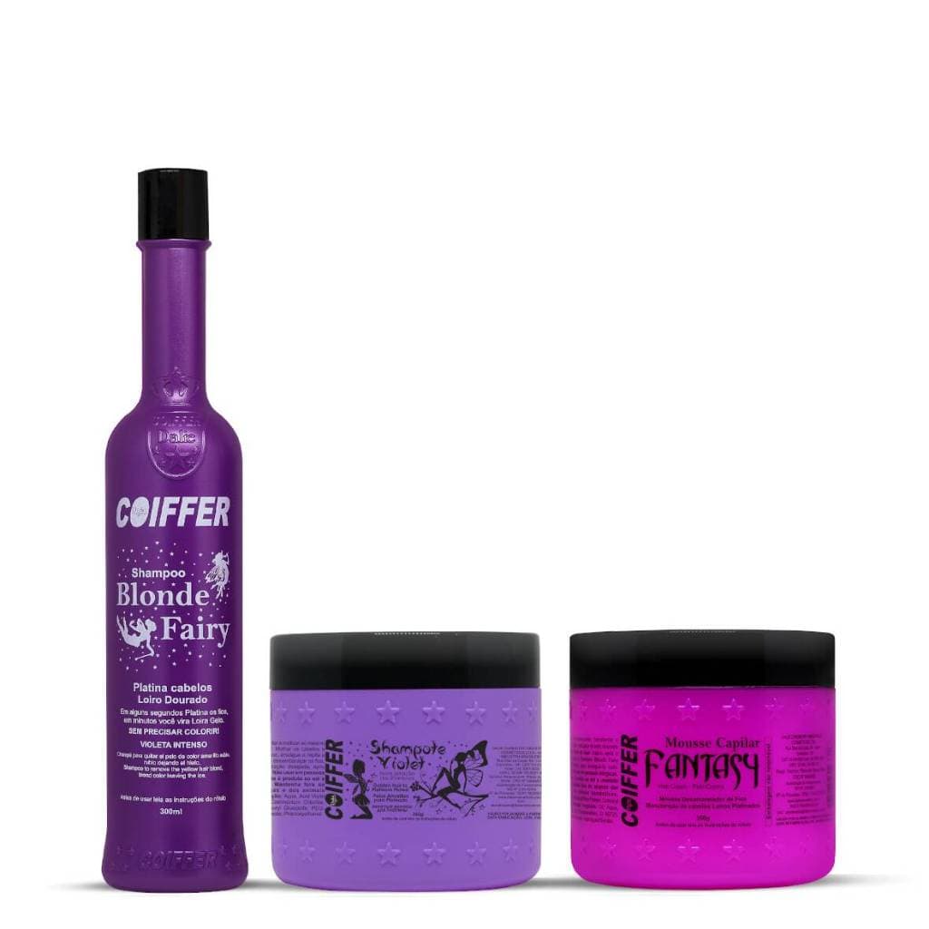 Kit Blonde Fairy Coiffer Desamarelador De Loiros| Hidratação e nutrição