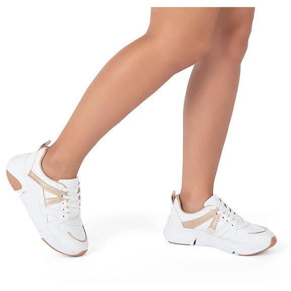 Tênis Feminino Modare Sapato Casual Sola Alta Caminhada Lançamento Feminino Conforto E Estilo Chunky