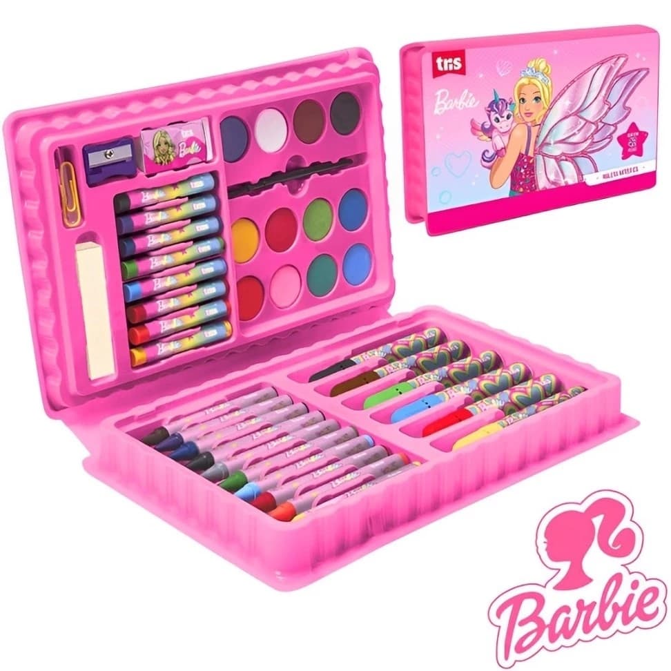 Estojo de Pintura Infantil  Personagem Maleta de Pintura c/42 Peças