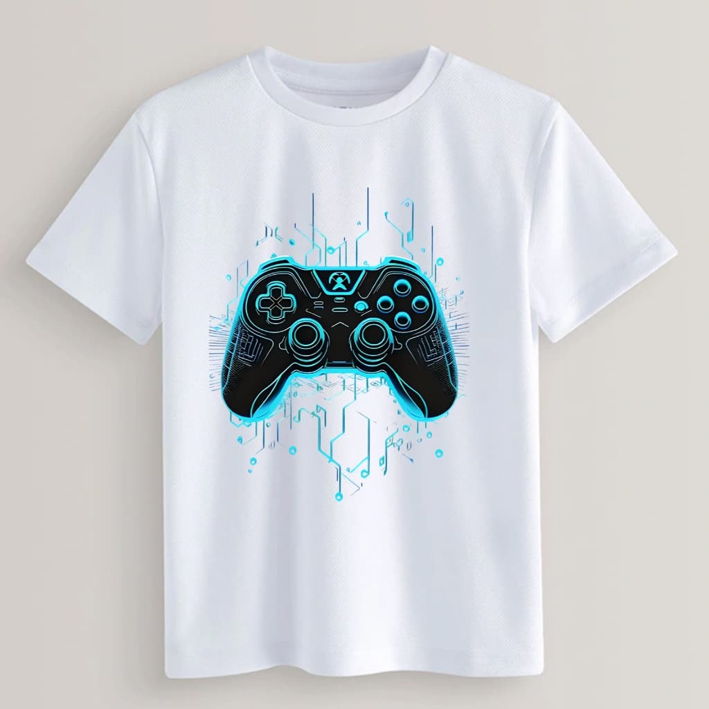 CAMISETA INFANTIL VARIOS VIDEO GAME GAMER CONTROLE PLAY BLUSA MANGA CURTA  2 ao 12