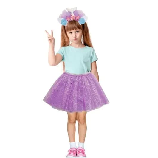 Fantasia Sereia Infantil Carnaval Festa Kit 2 Peça