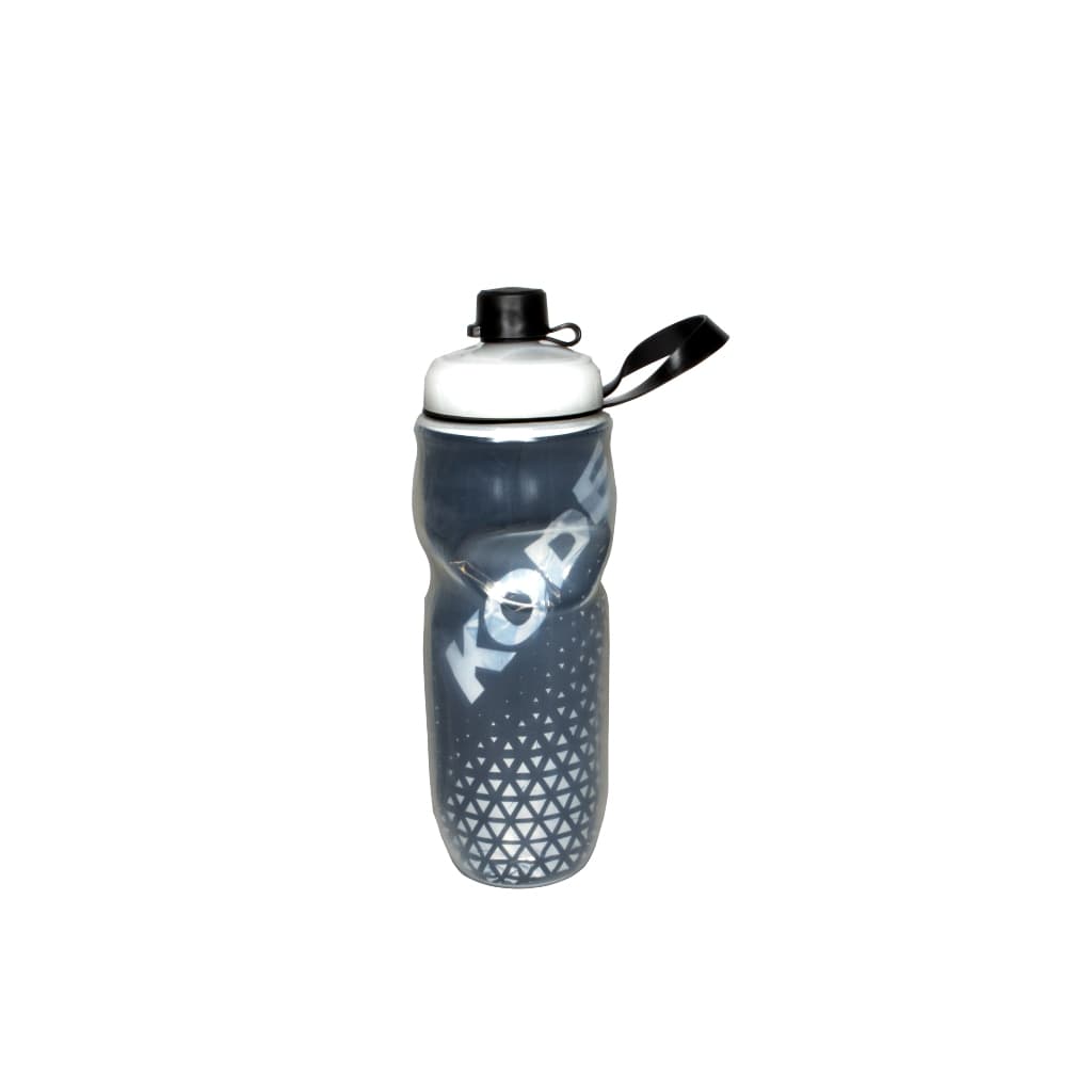Caramanhola térmica kode 700 ml garrafa squeeze térmica bike academia preta
