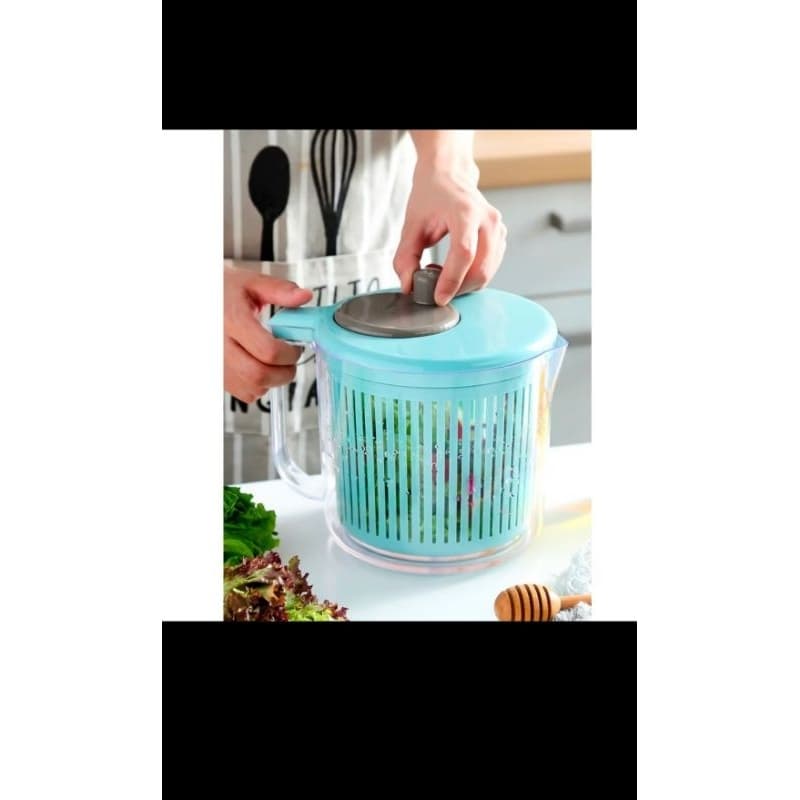 Seca Salada Centrífuga Secador Folhas Verduras Manual Mix Home