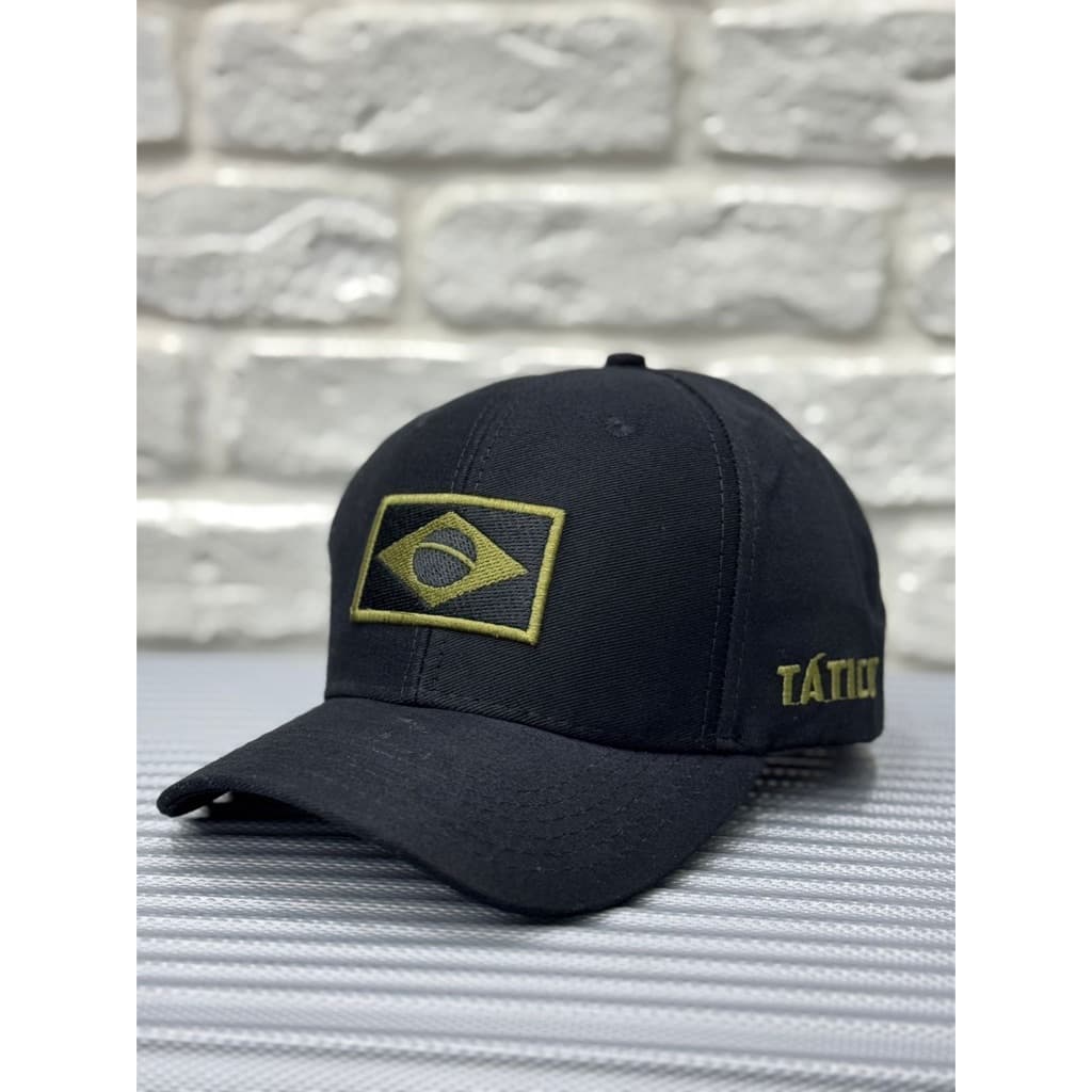 Boné aba curta fitao BR com ajuste em fivela- envio imediato