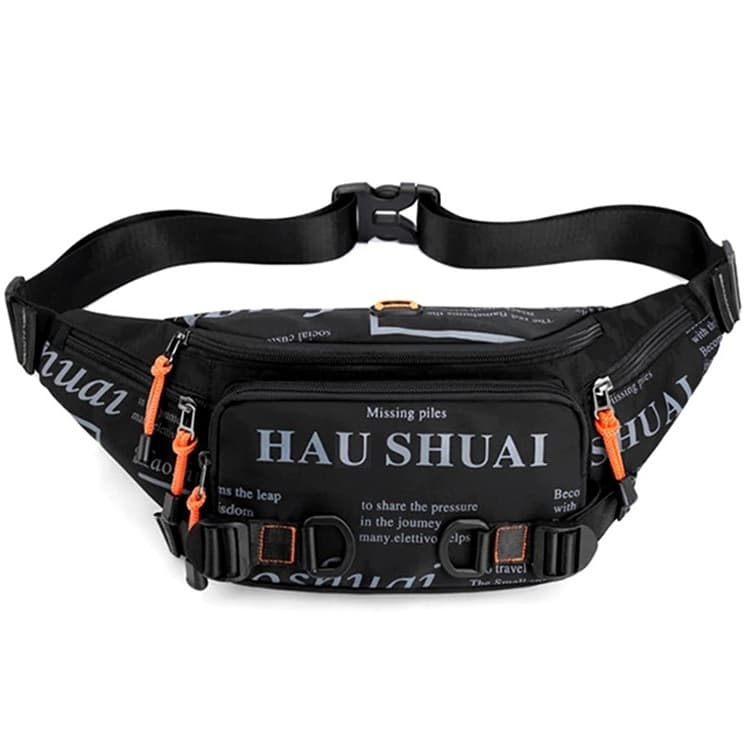 Pochete Masculina Porta Treco Bolsa Cintura Bc53 Black