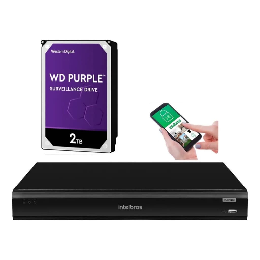 Dvr 32 Canais Intelbras Multi-hd IMHDX 3132  1080p Lite C/2tb