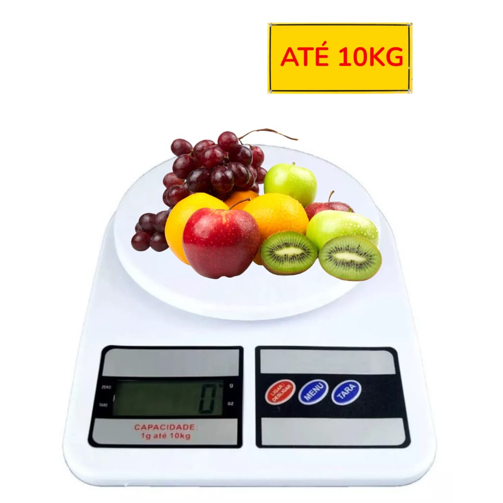 BALANÇA DIGITAL DE COZINHA 10KG DIETA COMIDA