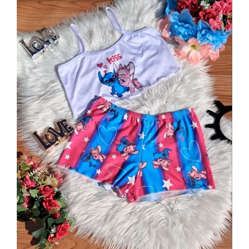 Kit 6 Conjuntos Baby Doll Virgínia, você pode escolher tamanhos e estampas, malha de boa qualidade..