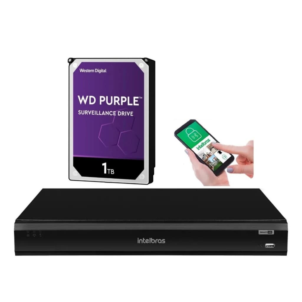 Dvr 32 Canais Intelbras Multi-hd IMHDX 3132 1080p Lite C/1tb