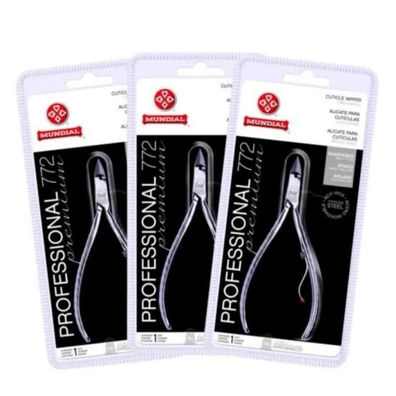 Kit com 3 (TRÊS) Alicates 772 Cabo Longo Mundial Inox Profissional Premium