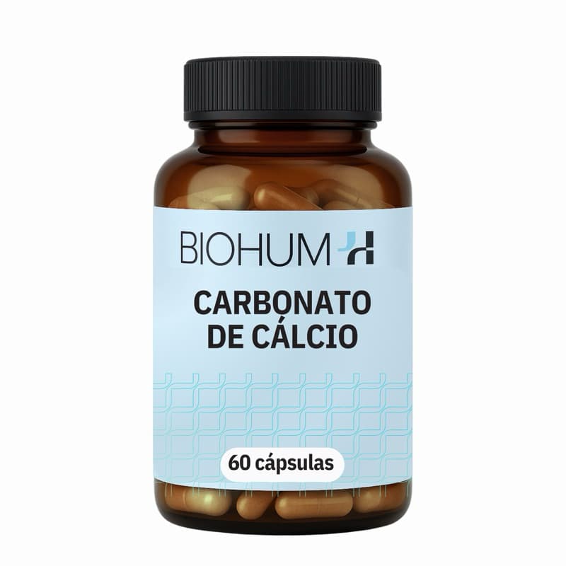 Carbonato de Cálcio 500mg 60 Cápsulas BiohumFarma Ossos e Dentes