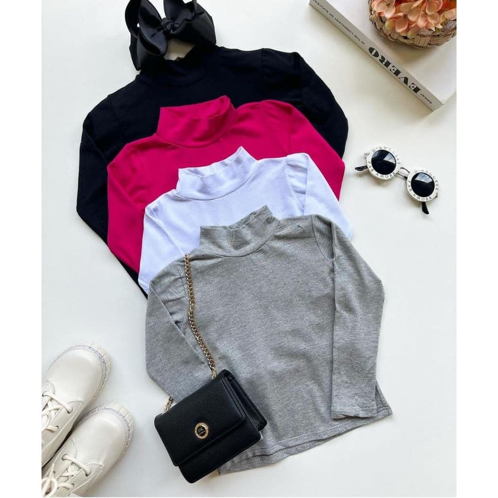 Blusa Segunda Pele Cacharrel Infantil Para Meninas