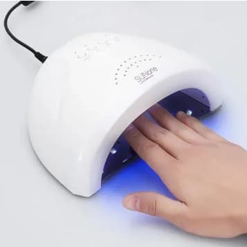Cabine Sun One led UV Lampada de Unha  Led/uv 24w E 48w Bivolt Unhas Acrigel 30 Leds Bivolt