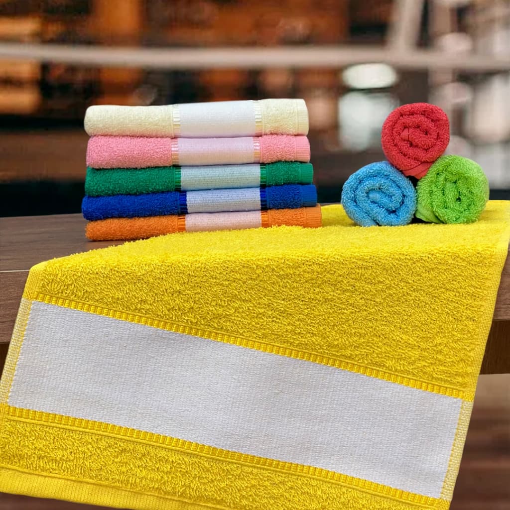 Toalha de Lavabo 30x50cm 360g/m² Stripes Macia Alta Absorção
