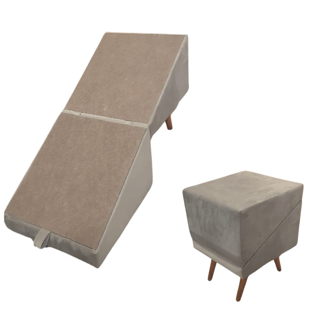 Puff Rampa pet movel decoração escada cachorro antiderrapante gato