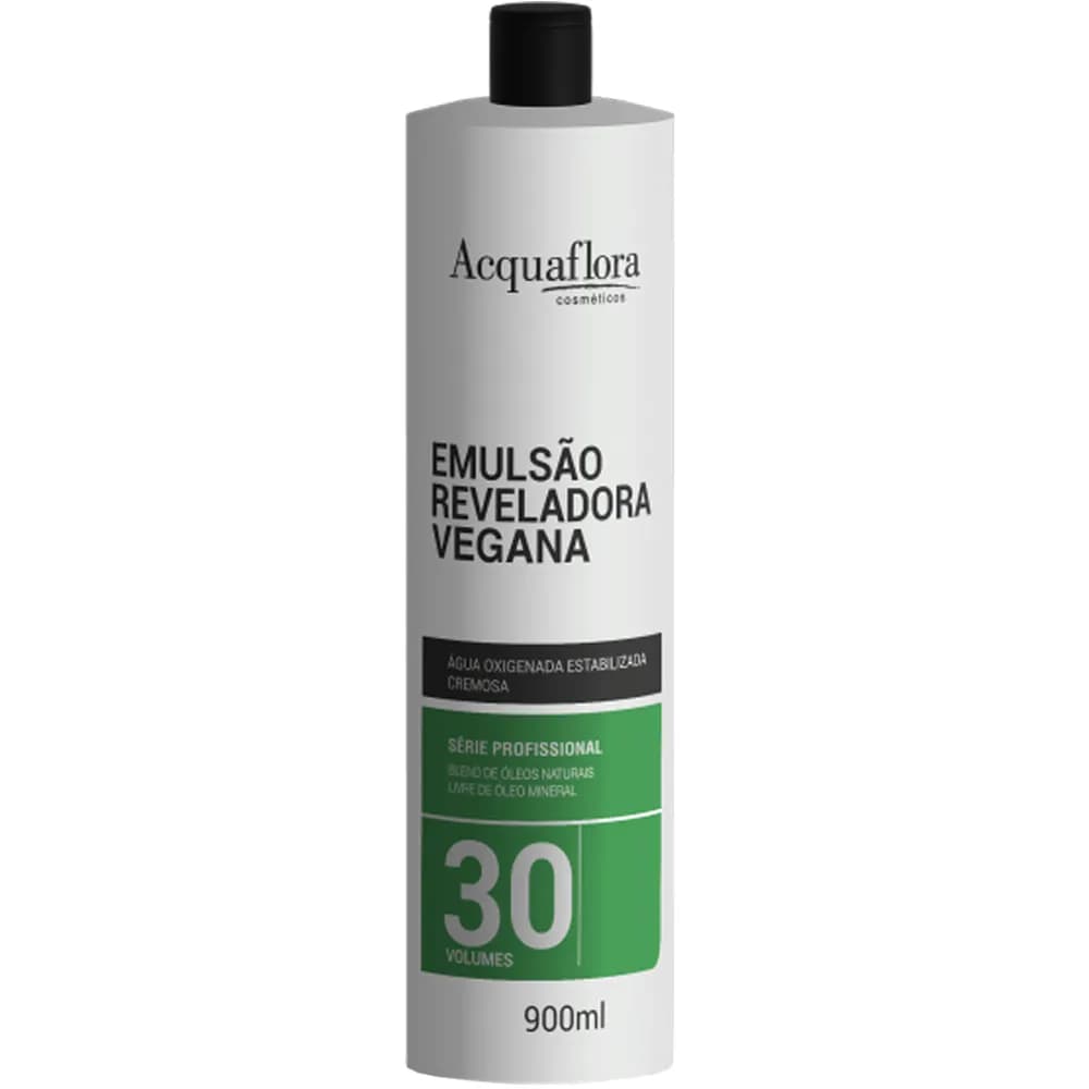 Acquaflora Emulsão Reveladora Vegana 900ml - 30 Volumes