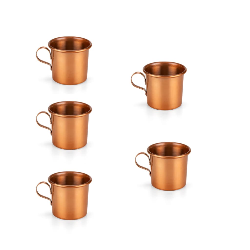 Kit 20 Canecas Moscow Mule Alumínio Pintado Linha Premium 350ml Para Festas Bares Aniversários