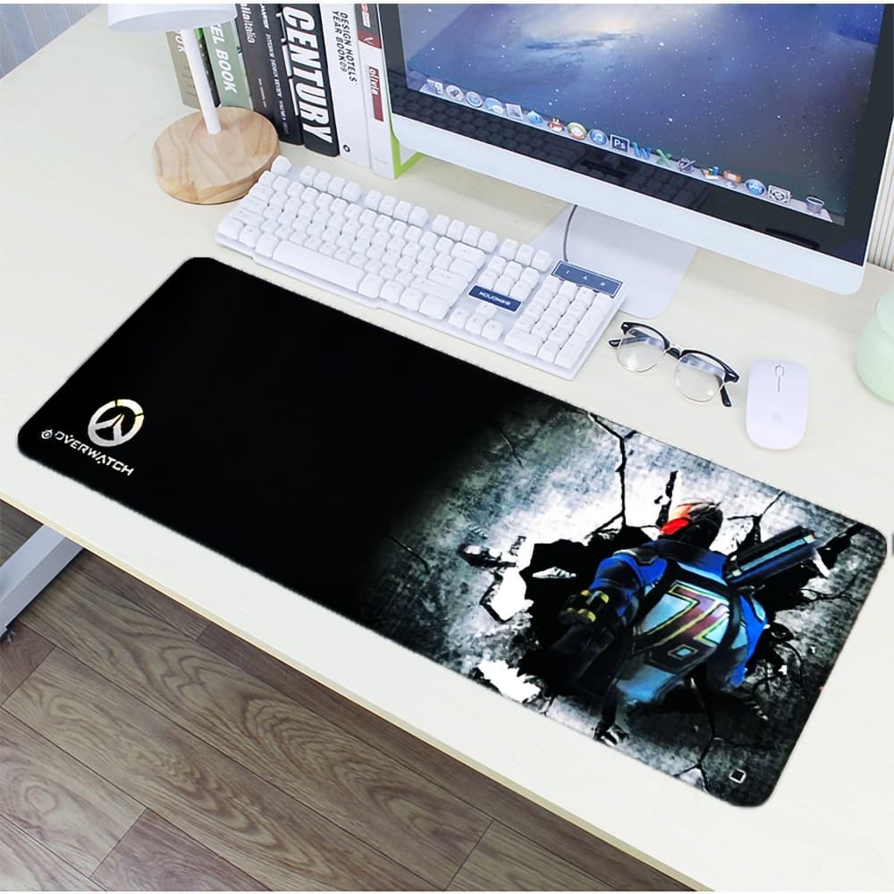 Mousepad Gamer RGB LED 80x30cm Antiderrapante Grande para Teclado e Mouse