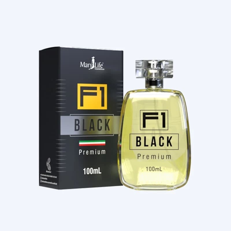 Deo Colônia Masculino F1 Black Premium - Mary Life 100ml
