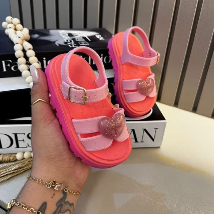 Sandálias Baby Menina de Criança Papete Lançamento Anatômica