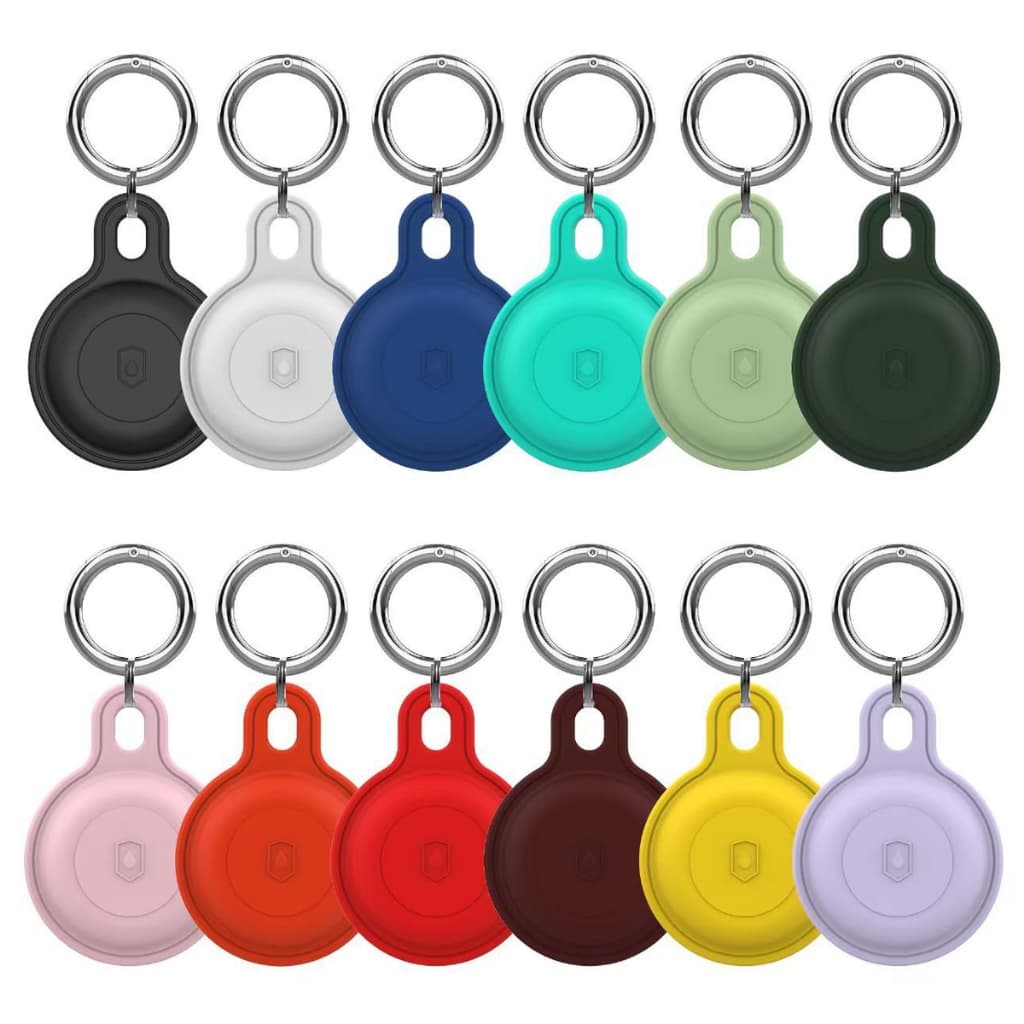Capa Apple AirTag Case Protetora Antichoque De Silicone Com Chaveiro